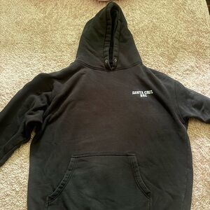 Santa Cruz Skateboards Black Crewneck Sweater